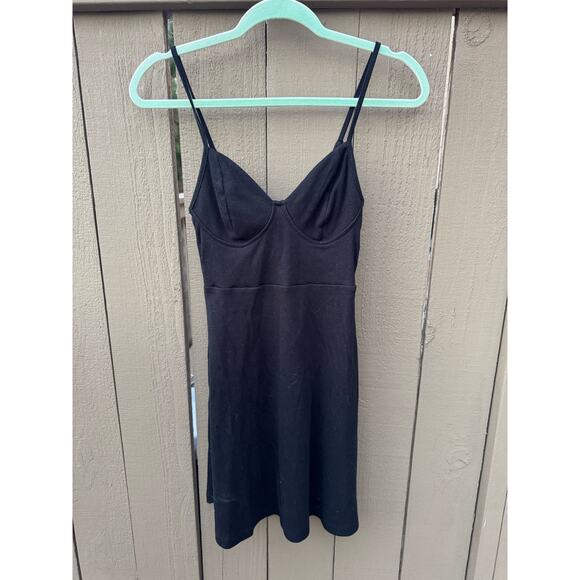 Women's Knit Skater Dress - Wild Fable Black Size Small - Picture 1 of 5